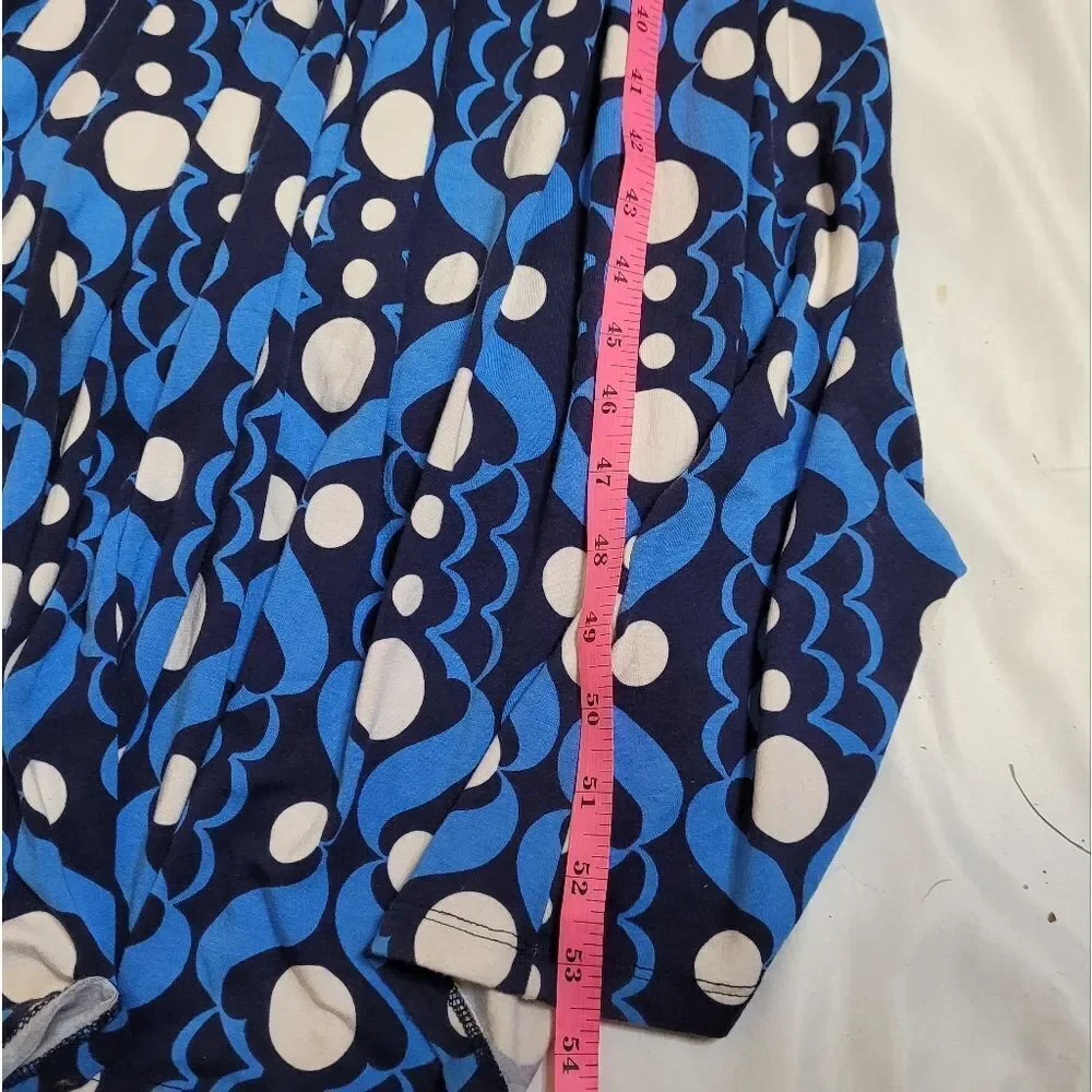 BODEN blue printed jersey sleeveless maxi dress‎ WH752 8 - Picture 8 of 8